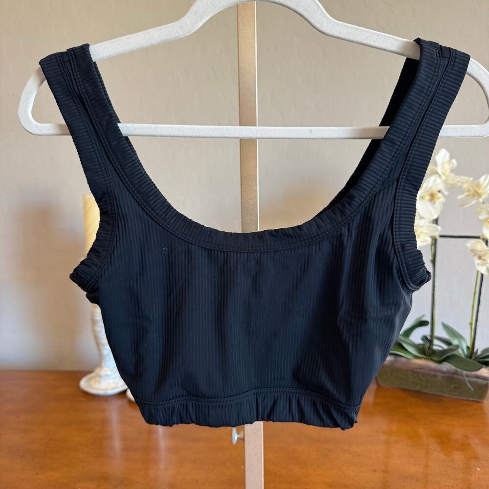 Abercrombie YPB StudioRIB Sports Bra Black Medium